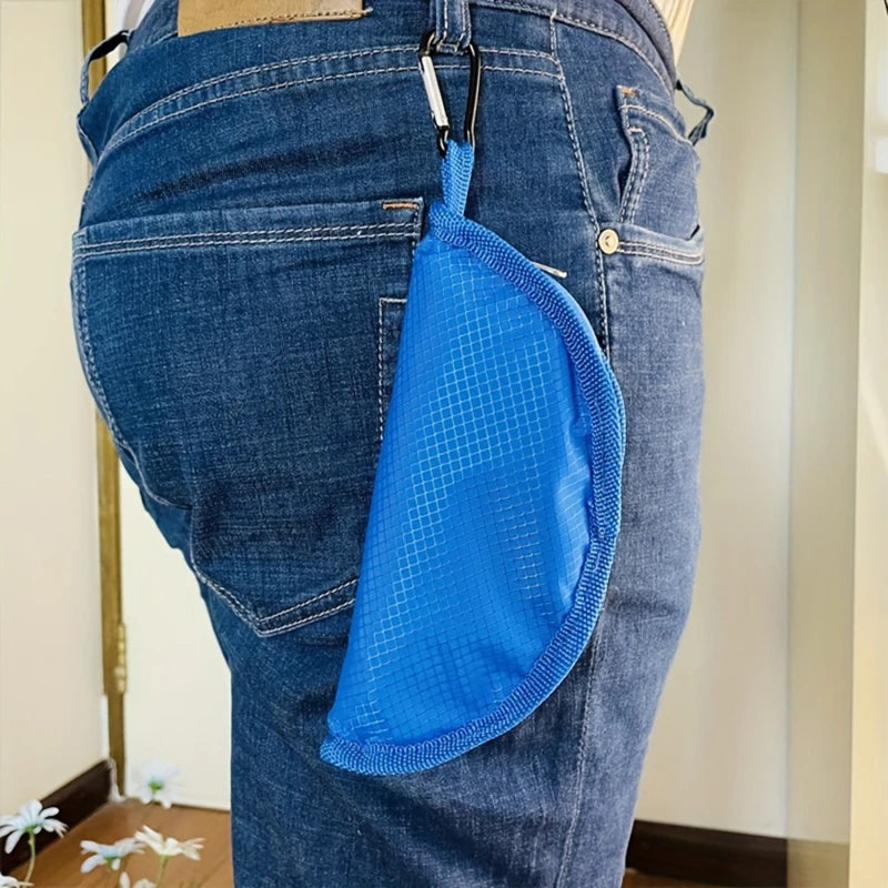 Foldable Oxford Cloth Zipper Dog Bowl Portable Drinking Bowl Food Bowl Pet Supplies Outdoor Folding Pet Bowl Pet Supplies