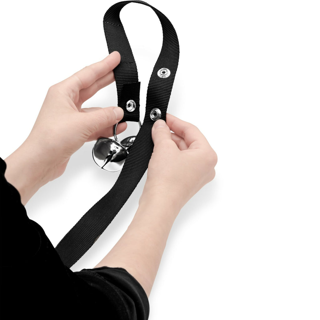 Dog Door Bell 2 Dog Doorbell for Potty Training 7 Large Bells + Whistle FREE