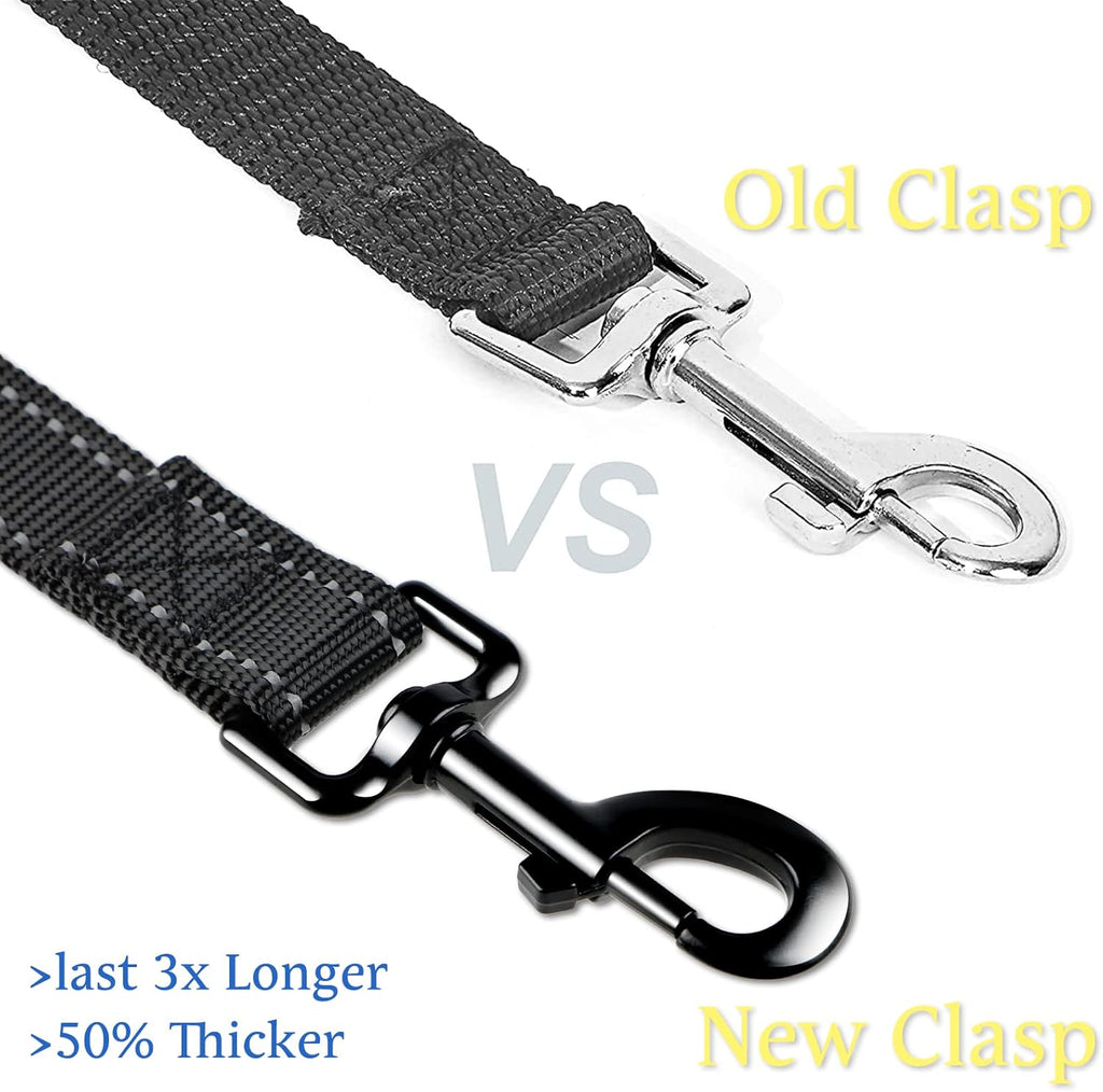 Long Leash for Dog Training 15Ft 20Ft 30Ft 50Ft 100Ft - Obedience Recall Training Lead for Large Medium Small Dogs - Great for Training Playing Camping Backyard (Black, 15FT)