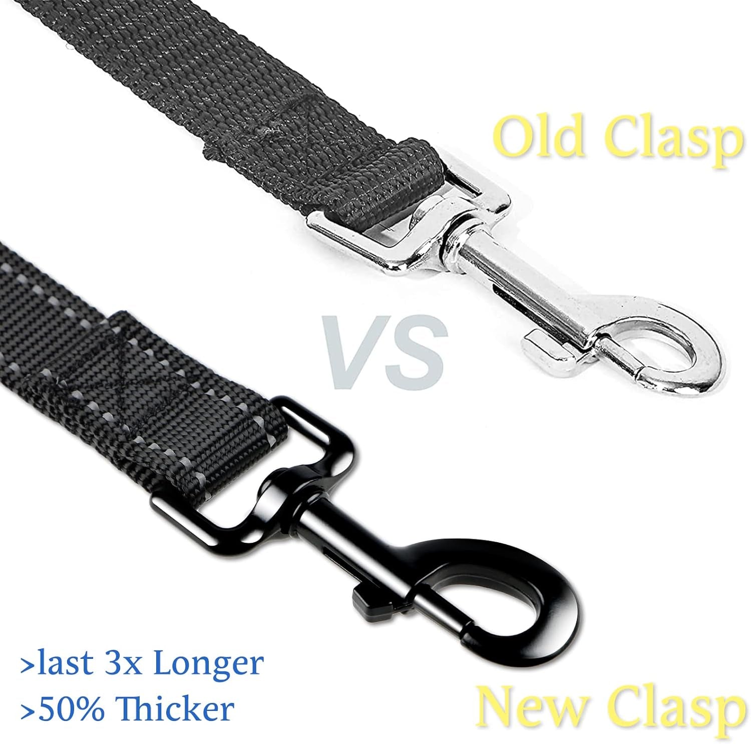 Long Leash for Dog Training 15Ft 20Ft 30Ft 50Ft 100Ft - Obedience Recall Training Lead for Large Medium Small Dogs - Great for Training Playing Camping Backyard (Black, 15FT)