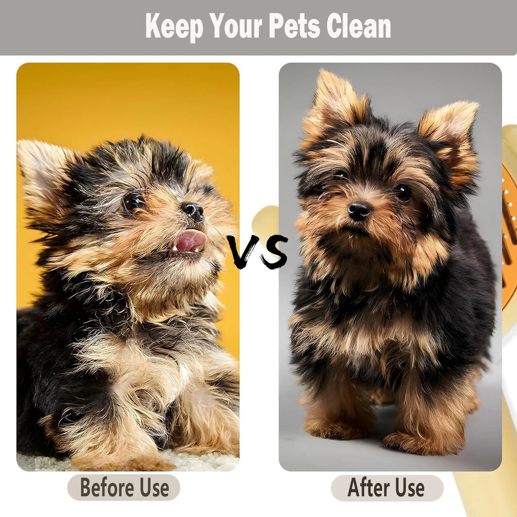 2 Pack Cat Brushes - Pet Self-Cleaning Slicker Brush with Release Button, Cat Grooming Tool for Long or Short Haired Cats and Dogs