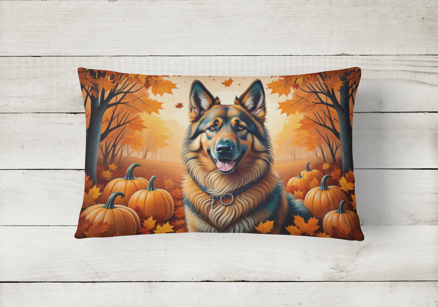 Belgian Tervuren Fall Throw Pillow