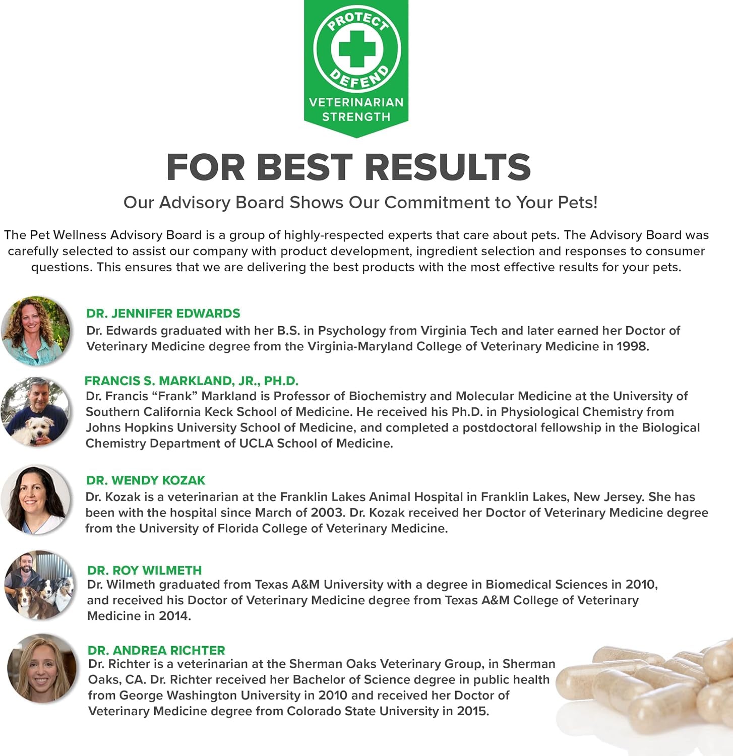 Pet Probiotics for Dogs Supplement - Supports Digestive Enzymes for Nutrient Absorption - 15 Billion Active Probiotic Cultures Attack Inflammation to Prevent Infection