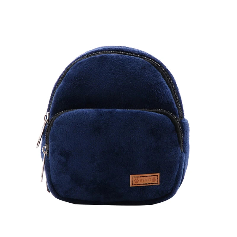 Dog Backpack Soft Pet Snack Bag Puppy Cute School Bag Convenient Large-Capacity Portable Pet Carrier Bag Outdoor Pet Supplies