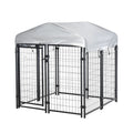 72'' H Metal Yard Kennel with Door