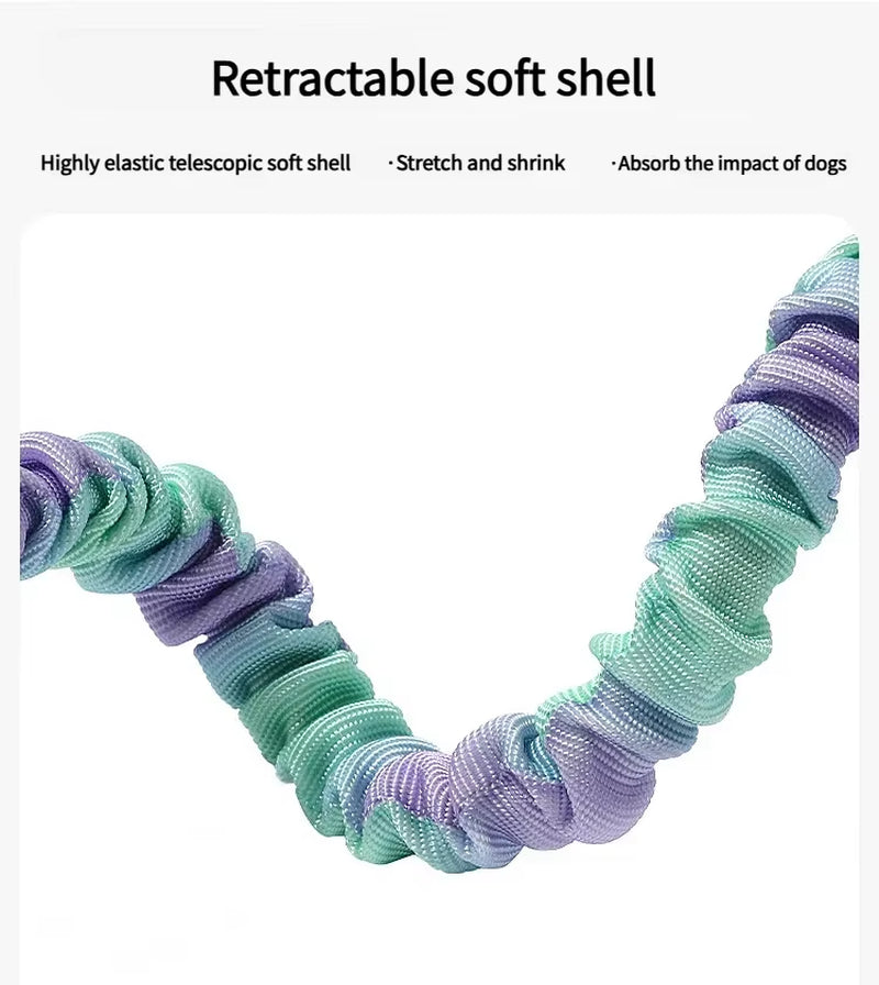 Pet Supplies Custom Elastic Rope Dog Leash Outdoor Explosion-Proof Pet Leash