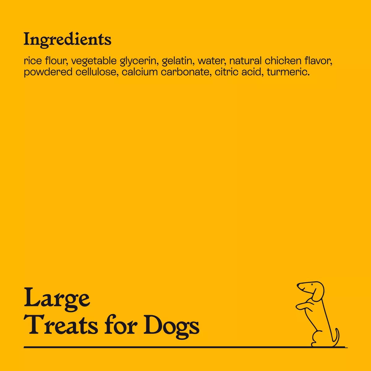 Long Lasting Chicken Dog Treats - Large - 21Oz - Kindfull™