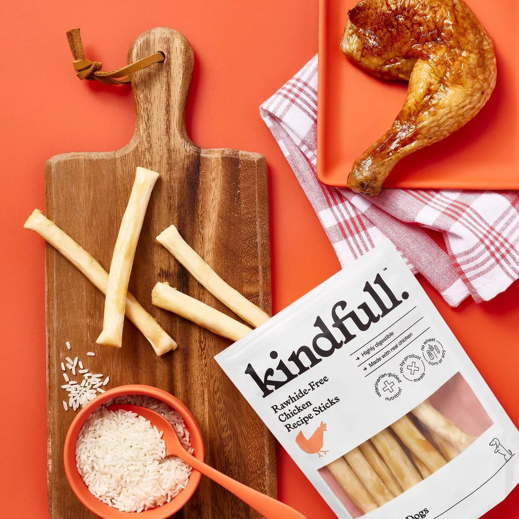 Rawhide-Free Chicken Recipe Stick Dog Treat - 3.5Oz/10Ct - Kindfull™