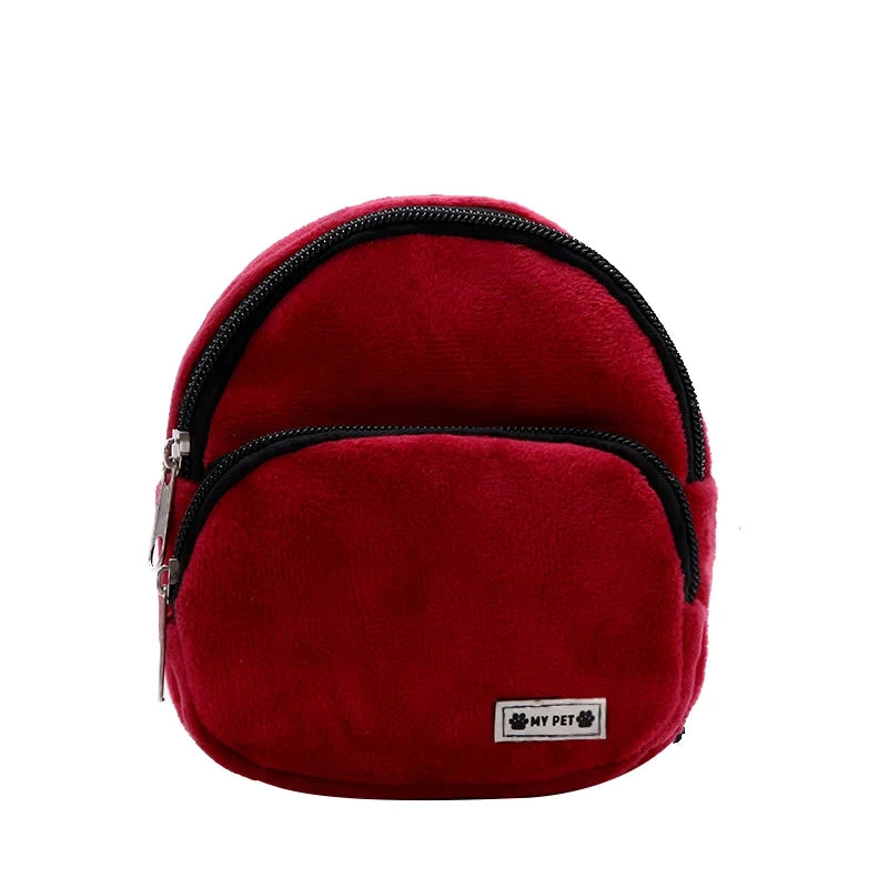 Dog Backpack Soft Pet Snack Bag Puppy Cute School Bag Convenient Large-Capacity Portable Pet Carrier Bag Outdoor Pet Supplies