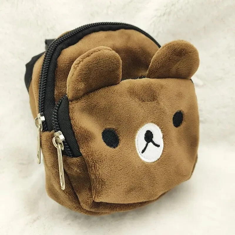 Dog Backpack Soft Pet Snack Bag Puppy Cute School Bag Convenient Large-Capacity Portable Pet Carrier Bag Outdoor Pet Supplies